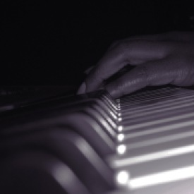 Songwriting on Yamaha MOTIF keyboard - Nana D. Kufuor